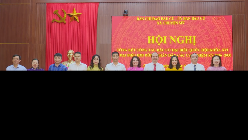 Xã Chuyên Mỹ tổng kết công tác bầu cử