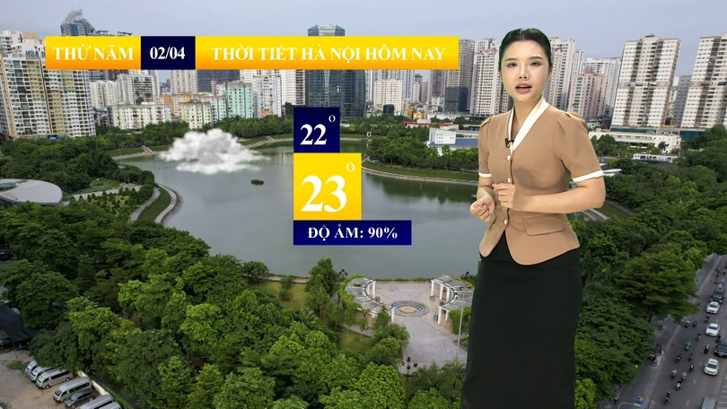Dự báo thời tiết sáng | 02/04/2026