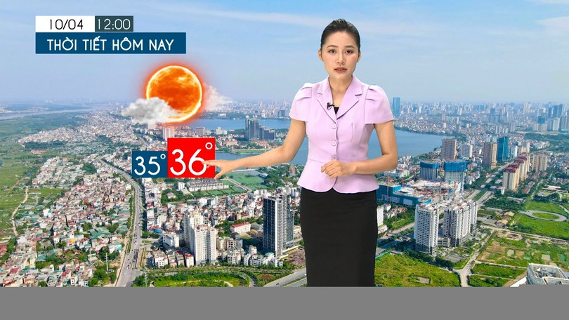 Dự báo thời tiết tối | 10/04/2026