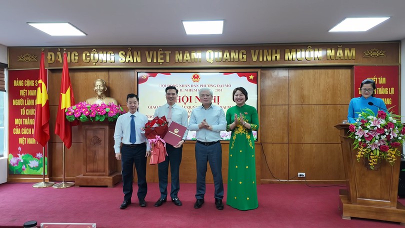 Phường Đại Mỗ triển khai nhiệm vụ quý II, kiện toàn bộ máy