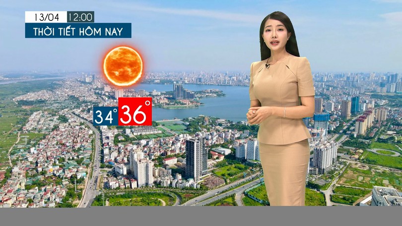 Dự báo thời tiết tối | 13/04/2026
