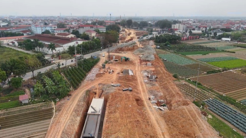 Xã Mê Linh đẩy nhanh tiến độ dự án đường Tiền Phong - Tự Lập