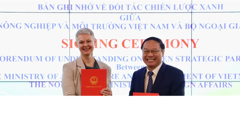 Việt Nam - Na Uy kí kết đối tác chiến lược xanh