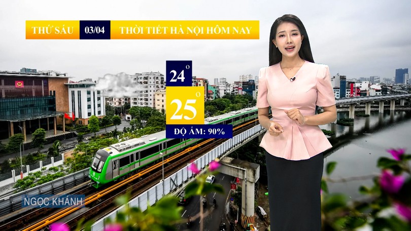 Dự báo thời tiết sáng | 03/04/2026