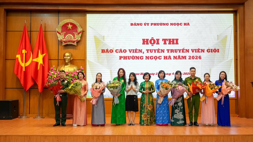 Phường Ngọc Hà thi báo cáo viên, tuyên truyền viên giỏi