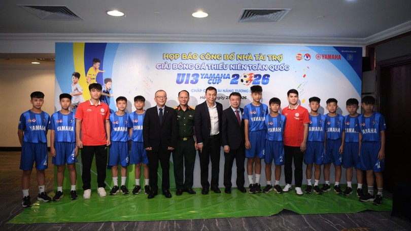 Công bố giải bóng đá thiếu niên U13 toàn quốc Yamaha Cup 2026