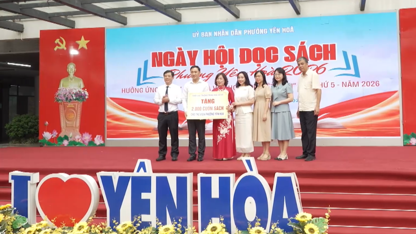 Phường Yên Hoà lan toả văn hoá đọc qua ‘Ngày hội đọc sách’