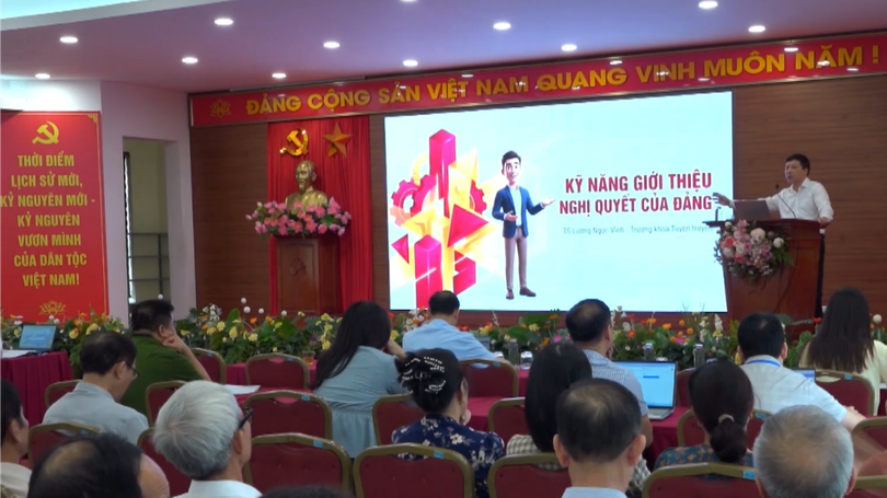 Phường Phúc Lợi tập huấn kỹ năng tuyên truyền viên cơ sở