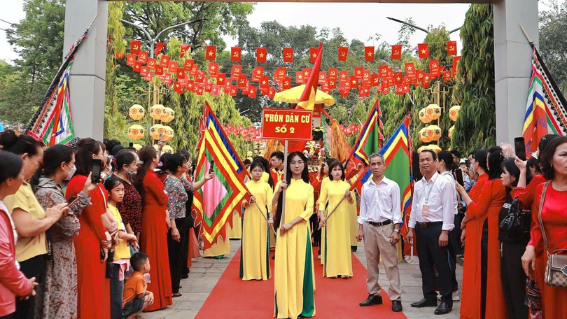 Xã Hát Môn dâng hương tưởng niệm 1983 năm ngày giỗ Hai Bà Trưng