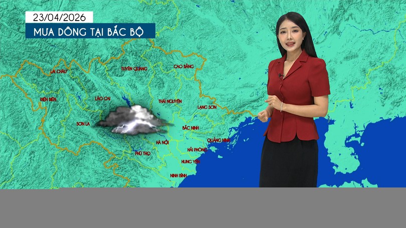 Dự báo thời tiết tối | 23/4/2026