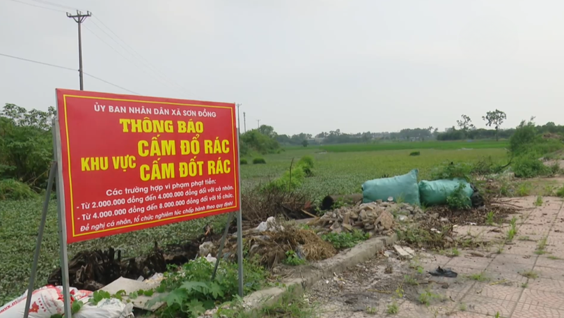 Xã Sơn Đồng đẩy mạnh xử lý các vi phạm về môi trường