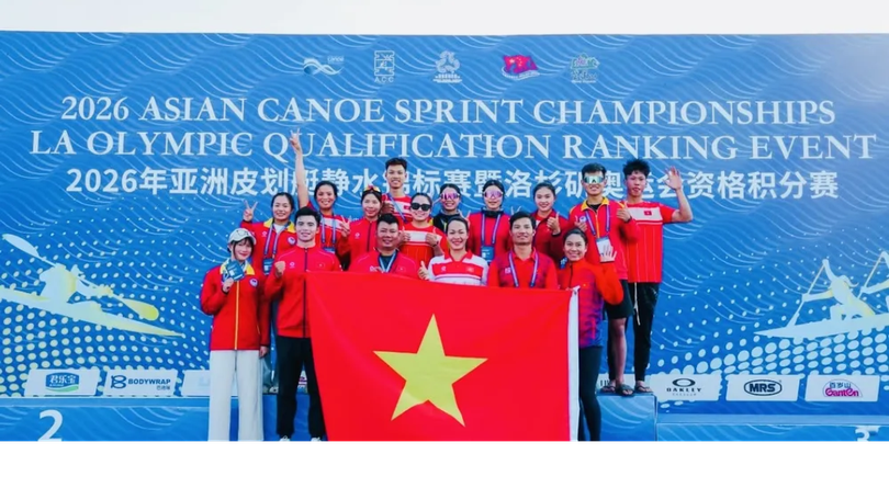 Canoeing Việt Nam giành 1 HCV giải vô địch châu Á