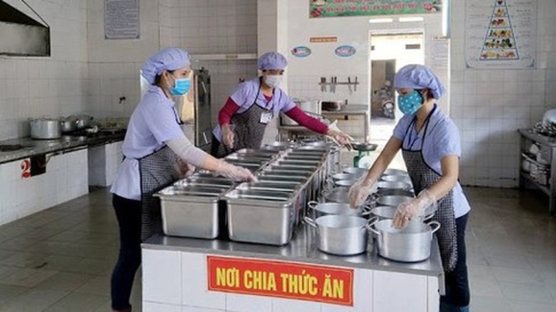 Các bếp ăn trường học phải công khai nguồn gốc thực phẩm trước 10/4