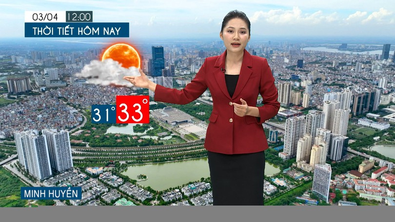 Dự báo thời tiết tối | 03/04/2026