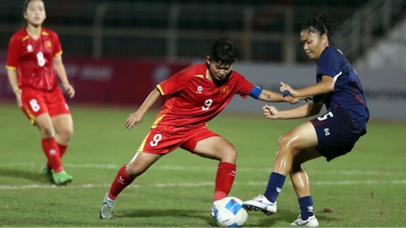 Đội tuyển U20 nữ Việt Nam thua đậm Thái Lan