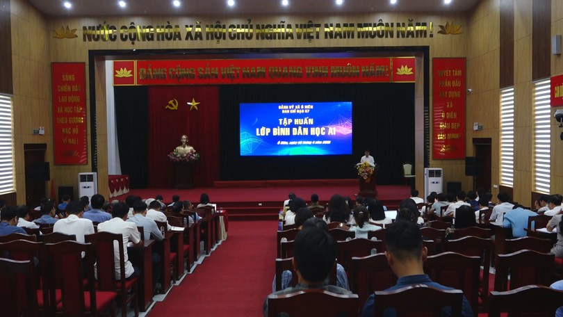 Xã Ô Diên lan tỏa phong trào học AI trong cộng đồng