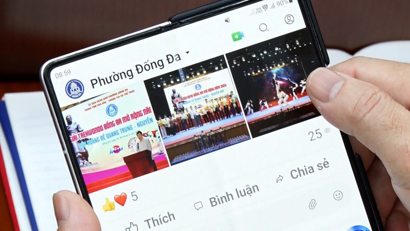 Phường Đống Đa triển khai Mô hình không gian làm việc số