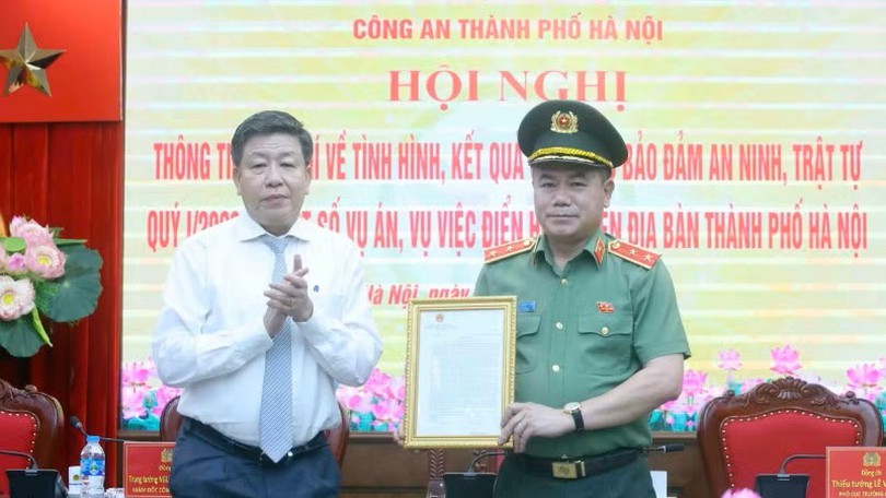 Khen thưởng Công an Thủ đô vì thành tích xuất sắc