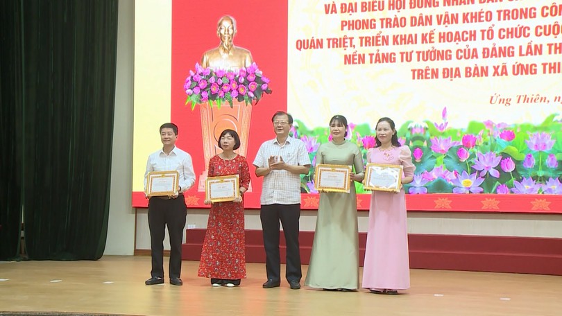 Xã Ứng Thiên: Gần 30.000 người tham gia cuộc thi tìm hiểu quy định về bầu cử