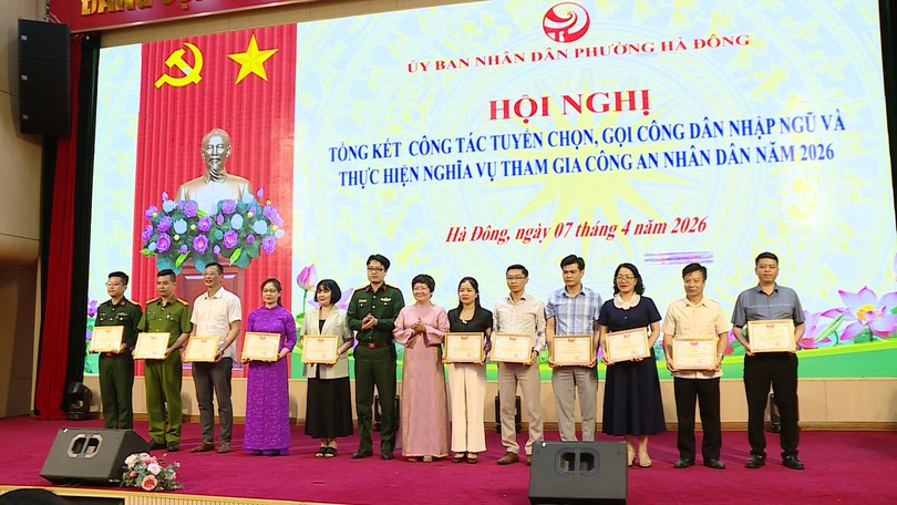 Phường Hà Đông tổng kết công tác tuyển chọn, gọi công dân nhập ngũ