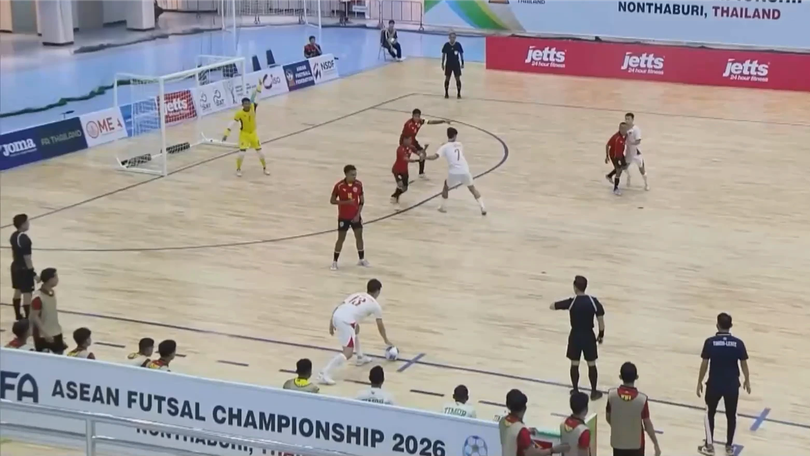 Việt Nam giành vé vào bán kết Giải Futsal Đông Nam Á