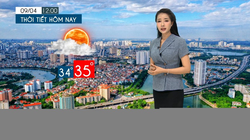 Dự báo thời tiết tối | 09/04/2026