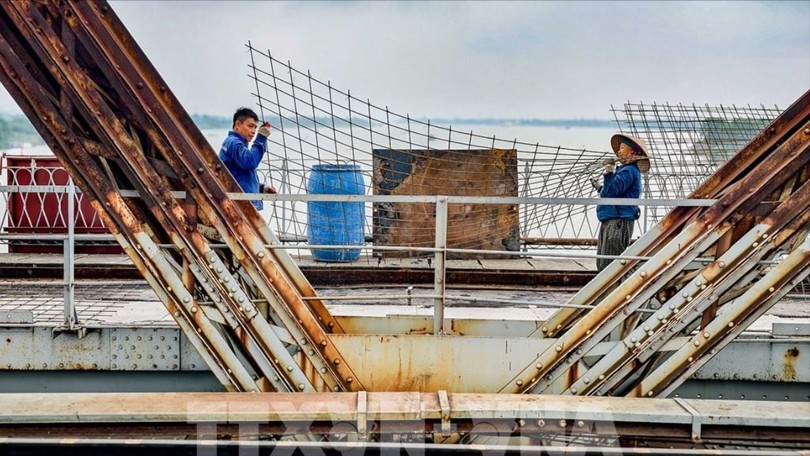 Tăng tốc sửa chữa, quyết tâm thông cầu Long Biên ngày 27/5