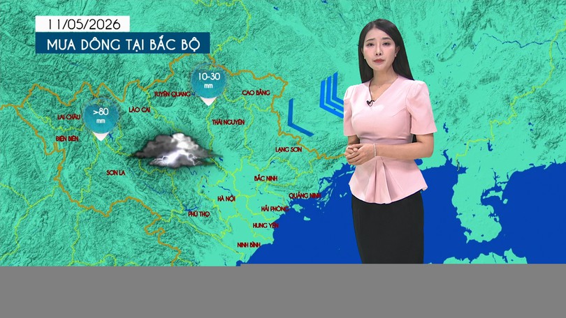 Dự báo thời tiết tối | 11/05/2026