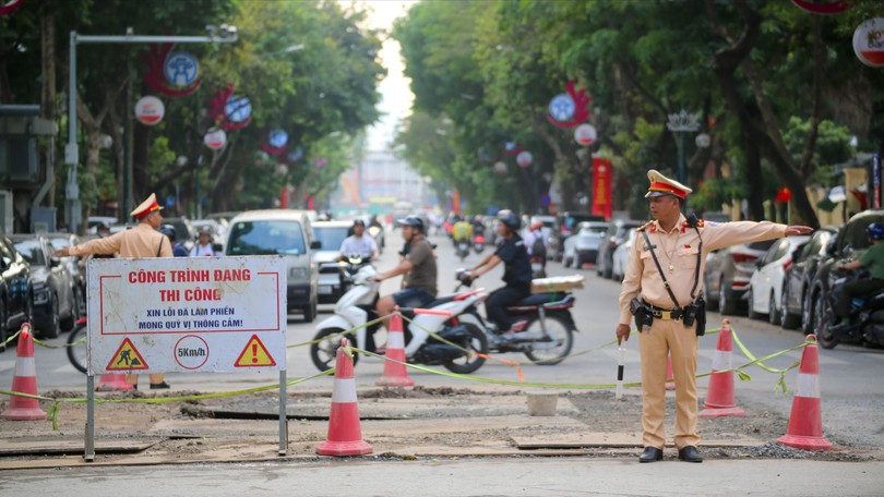 Hà Nội tăng cường bảo đảm giao thông tại công trình trọng điểm