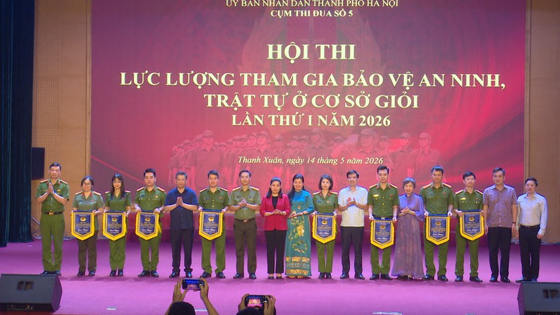 Sôi nổi hội thi lực lượng tham gia bảo vệ an ninh, trật tự ở cơ sở giỏi