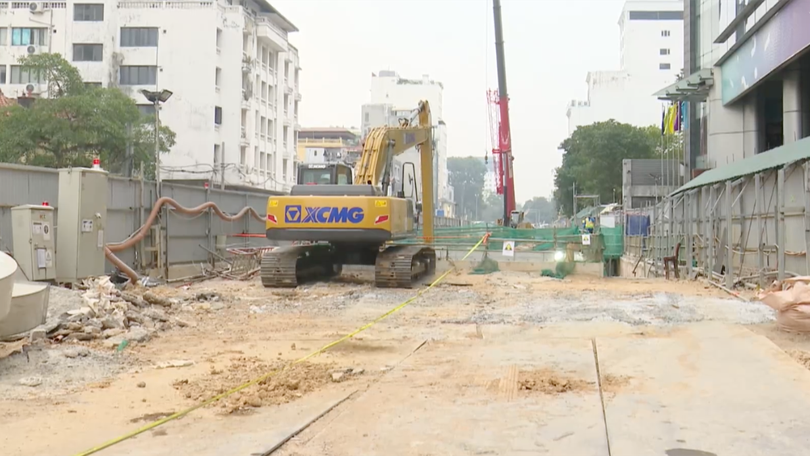 Điều chỉnh rào chắn thi công tuyến metro Nhổn – Ga Hà Nội