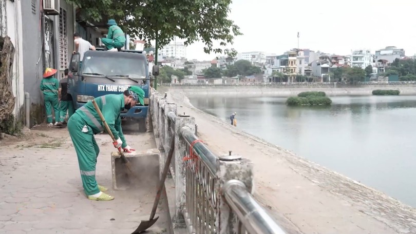 Phường Khương Đình giải tỏa vi phạm trật tự đô thị
