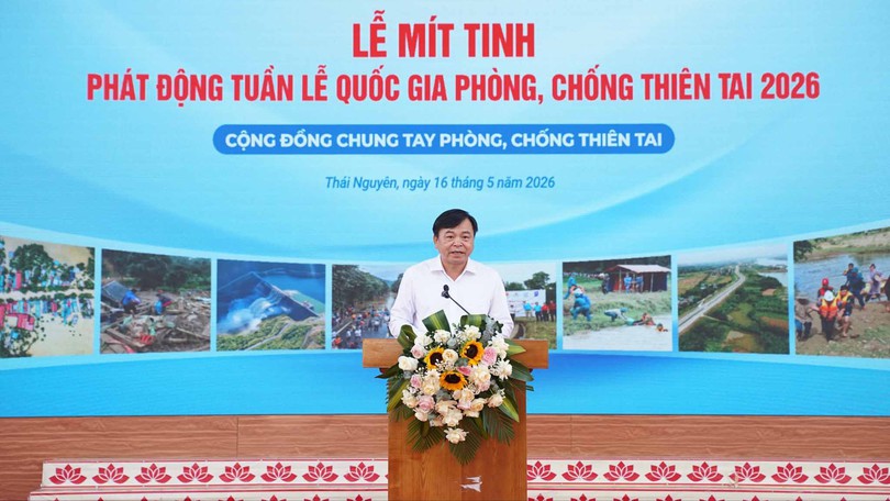 Phát động Tuần lễ Quốc gia phòng, chống thiên tai