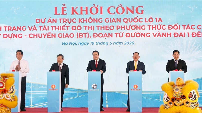 Hà Nội khởi công Dự án Trục không gian Quốc lộ 1A gần 162.000 tỷ đồng