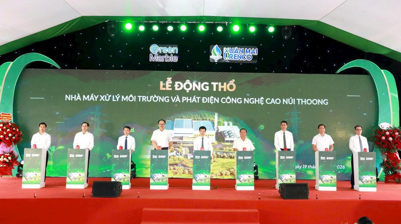 Hà Nội động thổ Nhà máy điện rác Núi Thoong