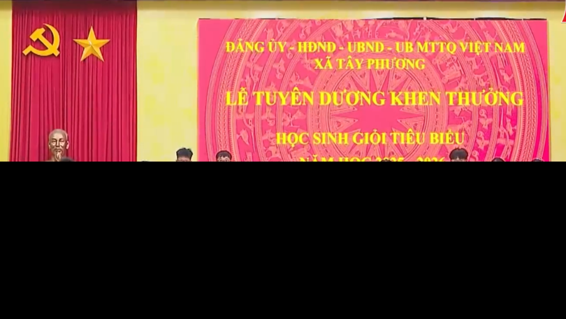 Xã Tây Phương khen thưởng 255 học sinh tiêu biểu