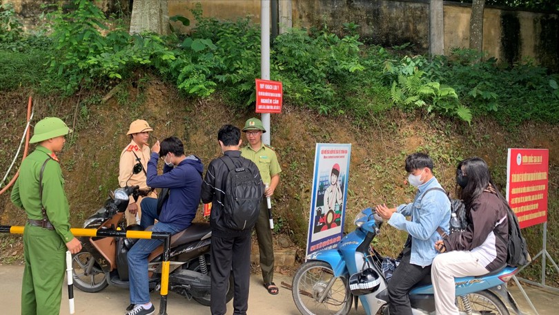 Đảm bảo trật tự ATGT tại khu vực Vườn quốc gia Ba Vì