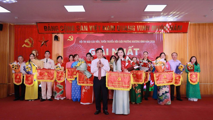 Chung khảo Hội thi 'Báo cáo viên, tuyên truyền viên giỏi'
