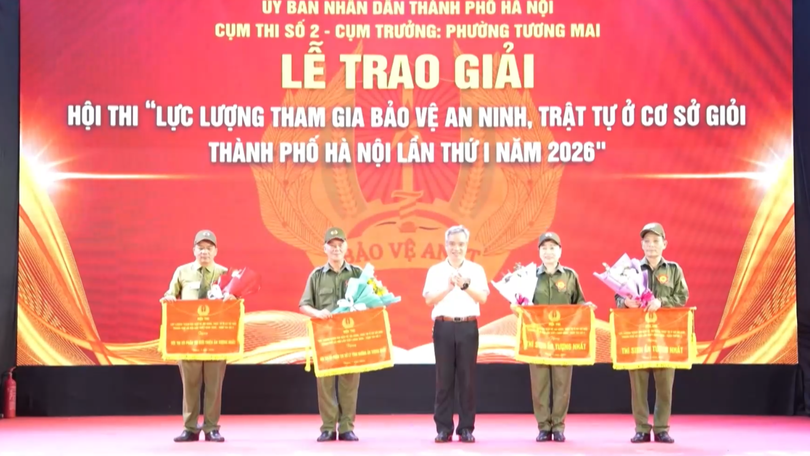 Sôi nổi hội thi bảo vệ an ninh trật tự cơ sở giỏi