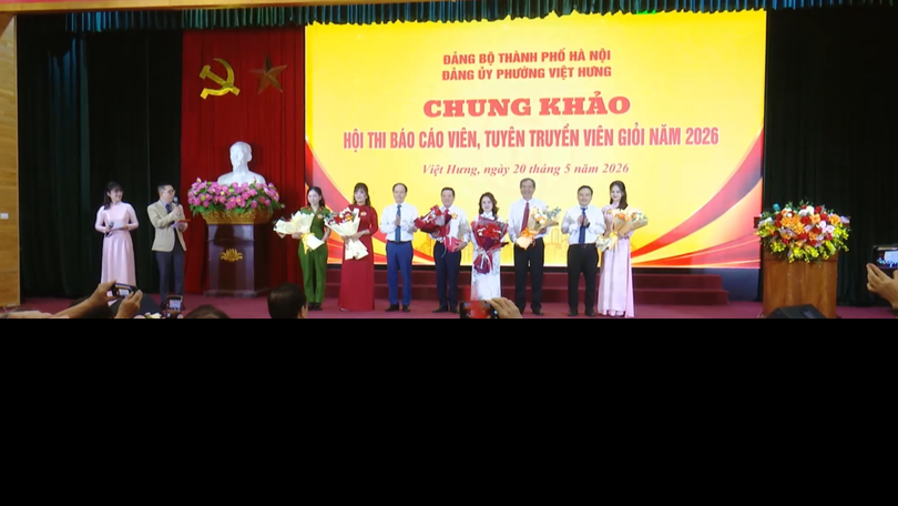 Lan tỏa Nghị quyết từ hội thi báo cáo viên, tuyên truyền viên giỏi