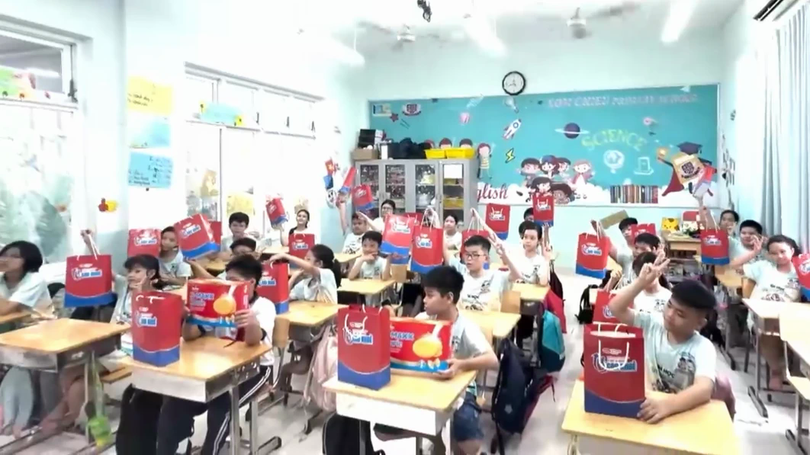 Hơn 80.000 suất quà dinh dưỡng cho học sinh tiểu học