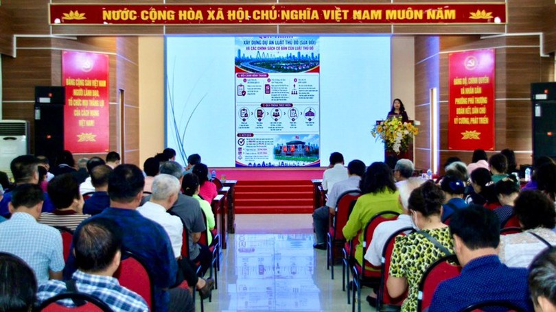 Phường Phú Thượng tuyên truyền, phổ biến Luật Thủ đô năm 2026