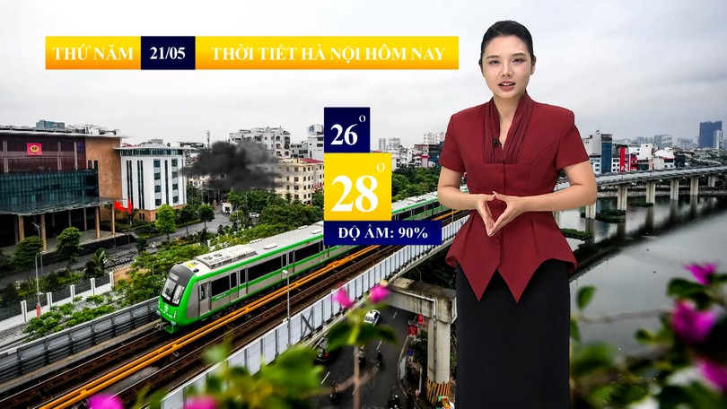 Dự báo thời tiết sáng | 21/05/2026