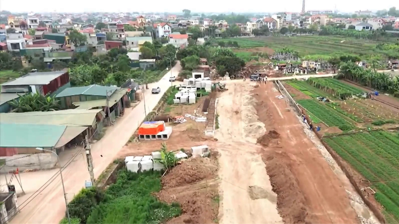 GPMB đường gom phía Đông cao tốc Pháp Vân - Cầu Giẽ gặp khó khăn