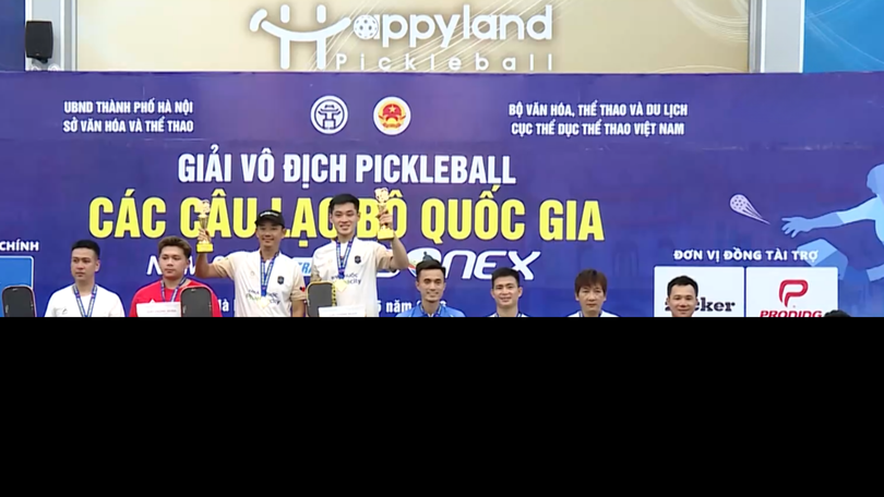 Dấu ấn đầu tư bài bản của Pickleball Công an nhân dân