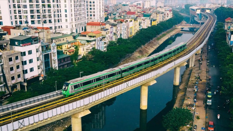 Tuyến đường sắt đô thị số 2A được kéo dài đến Xuân Mai