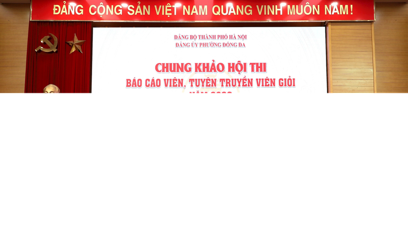 Phường Đống Đa phát huy vai trò báo cáo viên, tuyên truyền viên