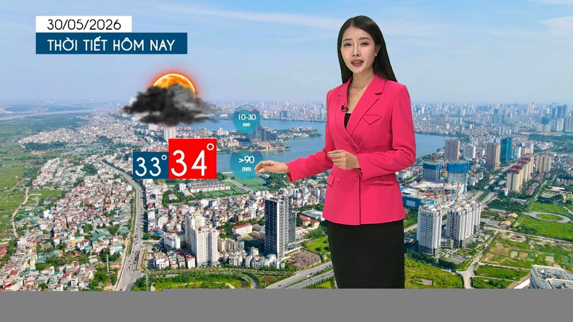 Dự báo thời tiết tối | 30/05/2026