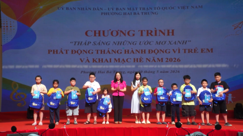 Phường Hai Bà Trưng phát động Tháng hành động vì trẻ em năm 2026