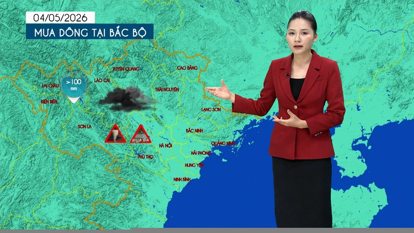 Dự báo thời tiết tối | 04/05/2026
